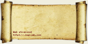 Tijana Orlović vizit kartica